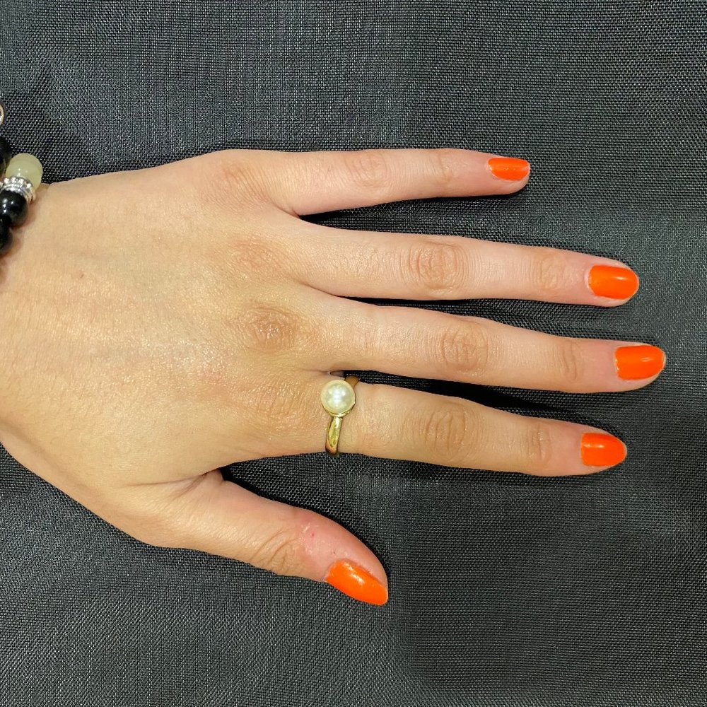 small pearl ring